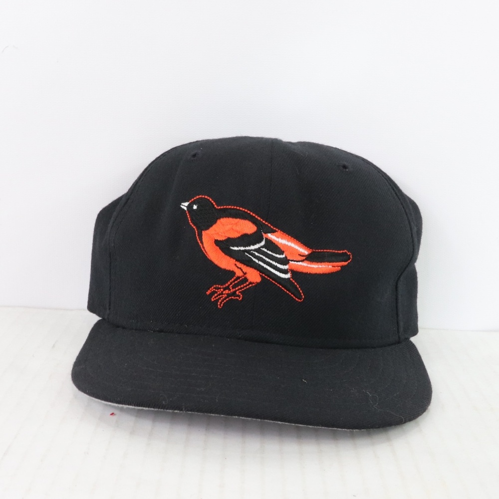 Vintage New Era Baltimore Orioles Fitted Hat Black - Picture 1 of 7